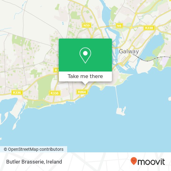 Butler Brasserie, Lenaboy Park Galway, County Galway map