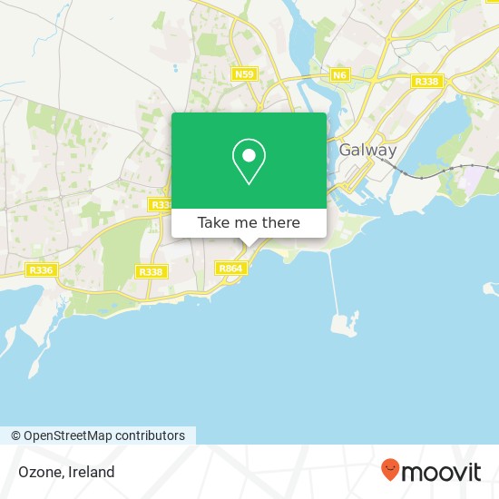 Ozone, Grattan Road Galway, County Galway map