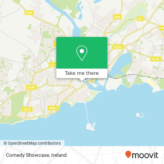 Comedy Showcase map