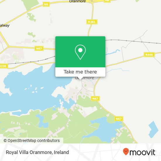 Royal Villa Oranmore, Oranmore, County Galway map
