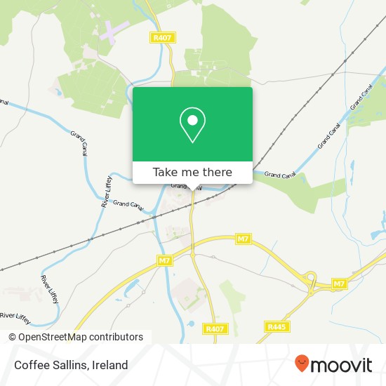 Coffee Sallins, Main Street Sallins map