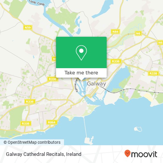 Galway Cathedral Recitals map