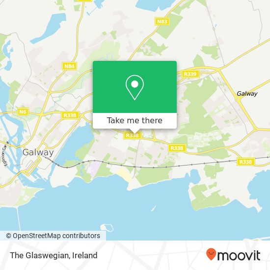 The Glaswegian, Dublin Road Galway, County Galway map