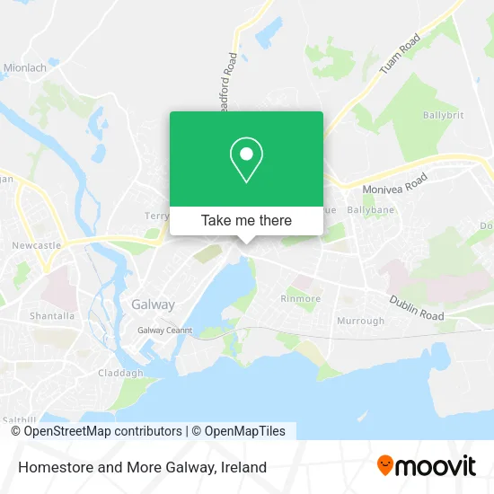 Homestore and More Galway map