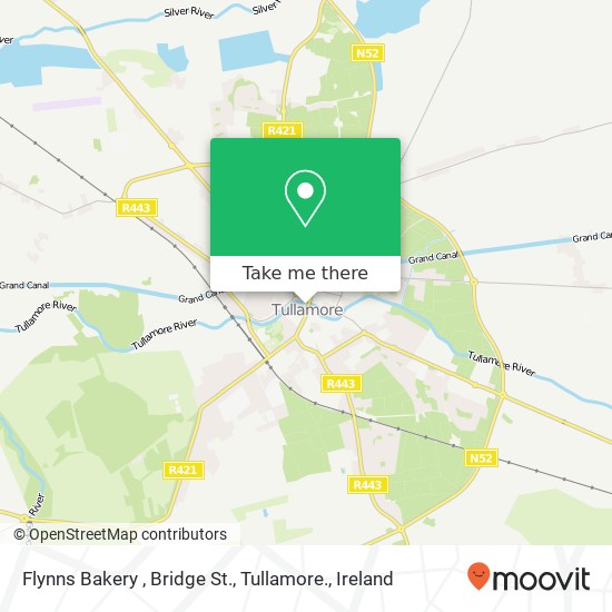 Flynns Bakery , Bridge St., Tullamore., Bridge Street Tullamore plan