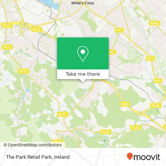 The Park Retail Park map