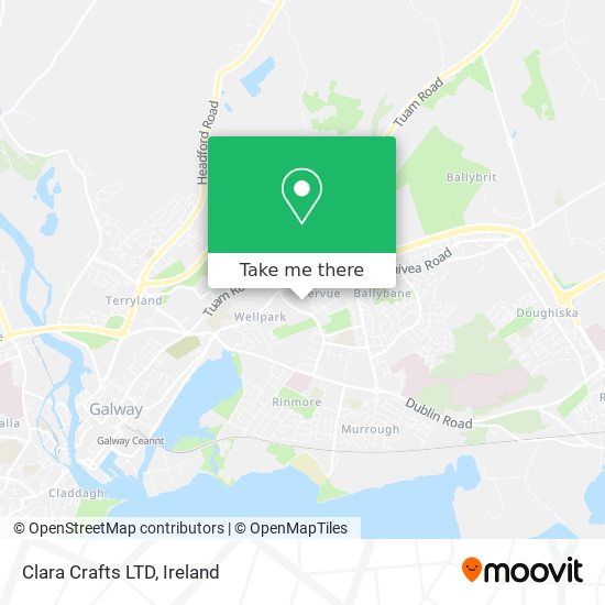 Clara Crafts LTD map