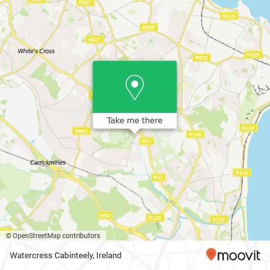 Watercress Cabinteely, Bray Road Dublin 18 18 map