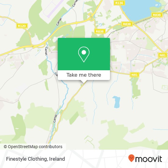 Finestyle Clothing, Blessington Road Boherboy, County Dublin map
