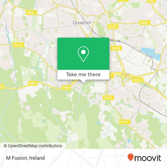 M Fusion, Blackglen Road Dublin 18 18 map
