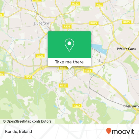Kandu, Sandyford Village Dublin 18 D18 VC57 map