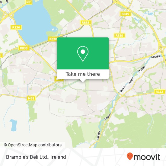 Bramble's Deli Ltd., Dublin 24 24 map
