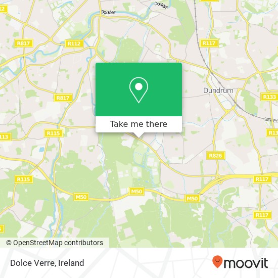 Dolce Verre, Grange Road Dublin 16 16 map