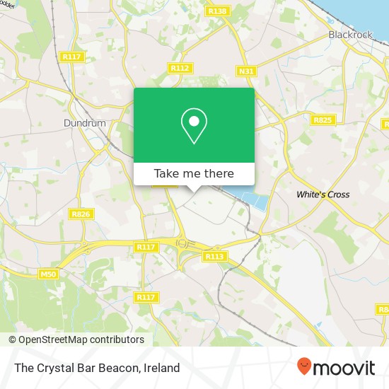 The Crystal Bar Beacon, Blackthorn Drive Dublin 18 map