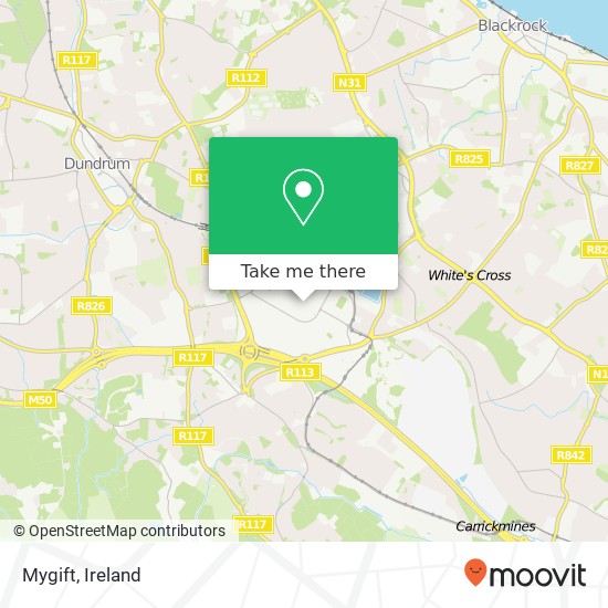 Mygift, Ravens Rock Road Dublin 18 18 map
