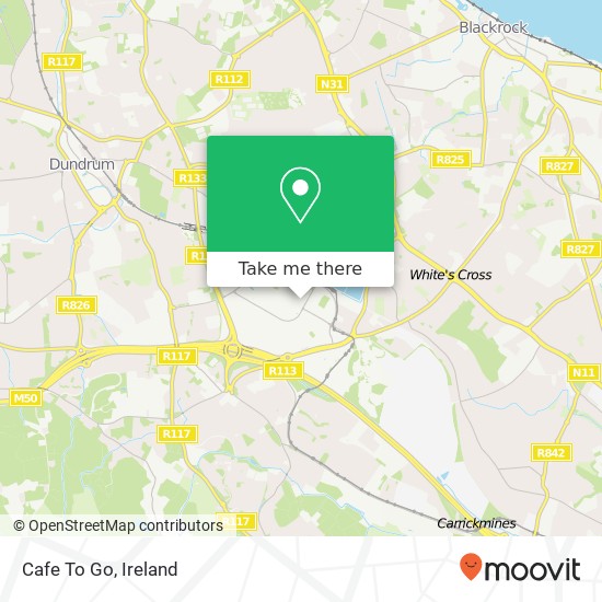 Cafe To Go, Carmanhall Road Dublin 18 18 map