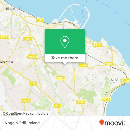 Noggin Grill, Sallynoggin, County Dublin plan