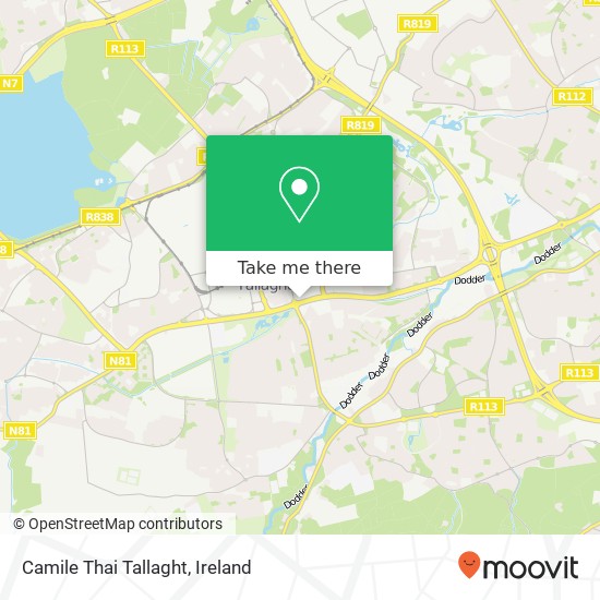 Camile Thai Tallaght, Village Green Dublin 24 map