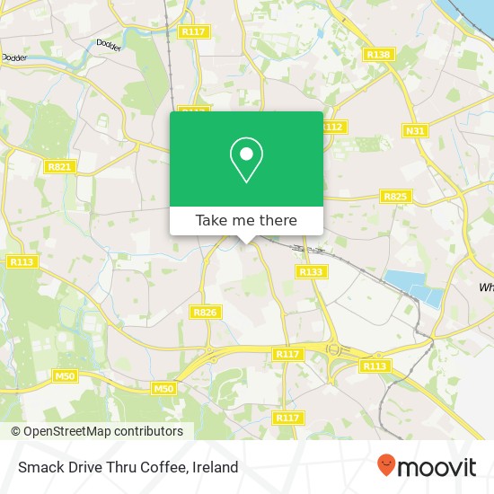 Smack Drive Thru Coffee, Sandyford Road Dublin 16 plan