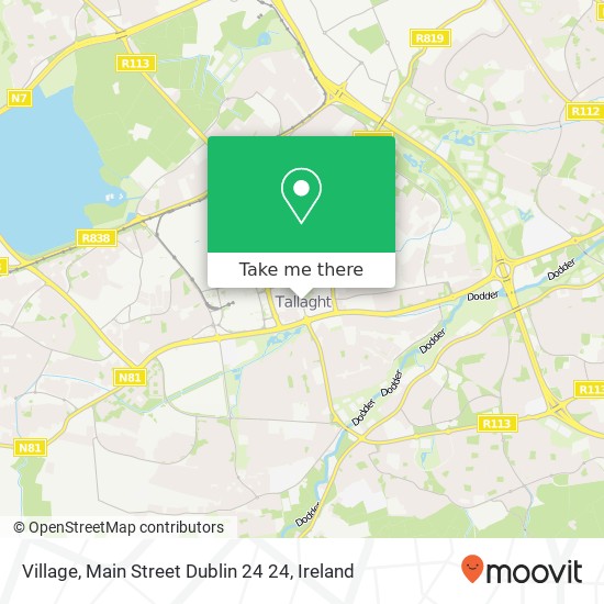 Village, Main Street Dublin 24 24 map