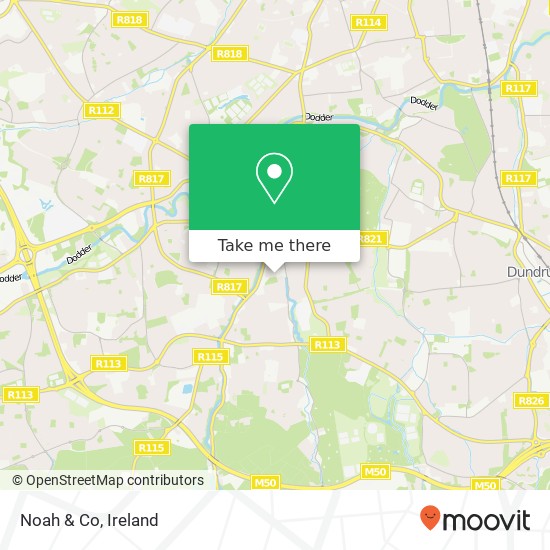 Noah & Co, Fonthill Road Dublin 14 14 map