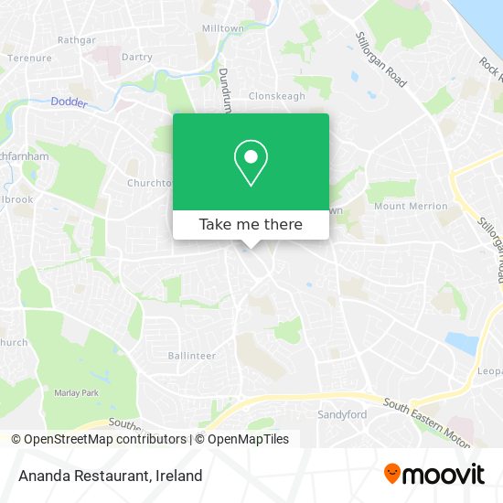 Ananda Restaurant map