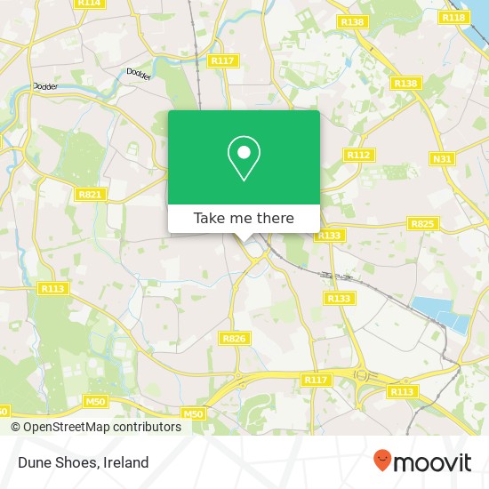 Dune Shoes, Dublin 16 16 map