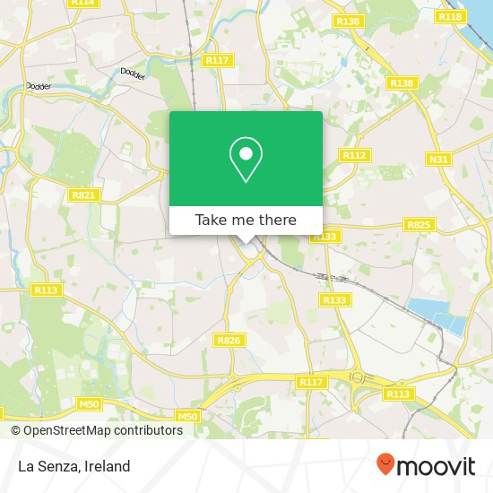 La Senza, Dublin 16 16 map
