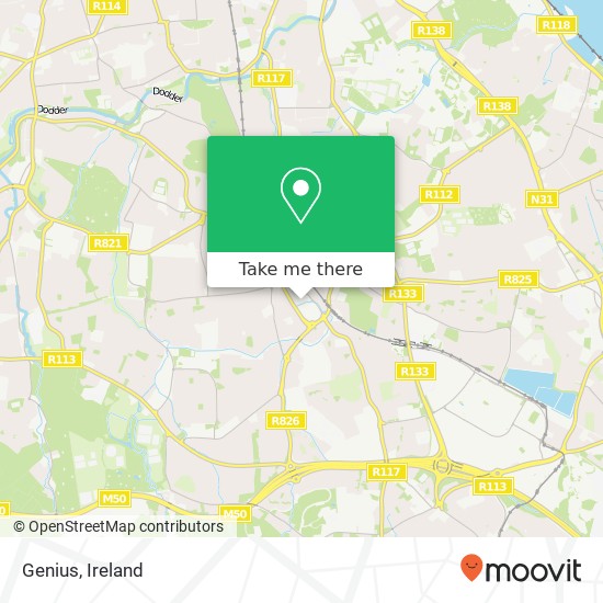 Genius, Dublin 16 16 map