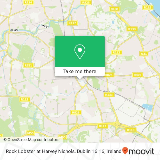 Rock Lobster at Harvey Nichols, Dublin 16 16 map