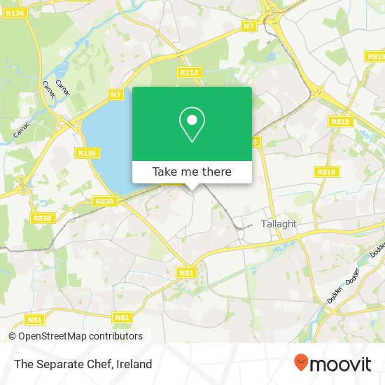 The Separate Chef, Cookstown Road Dublin 24 map