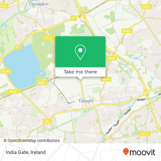 India Gate, Belgard Road Dublin 24 24 map