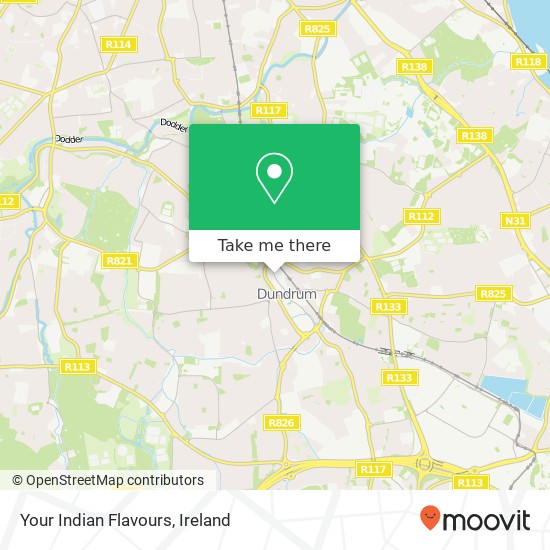 Your Indian Flavours, Main Street Dublin 14 14 map