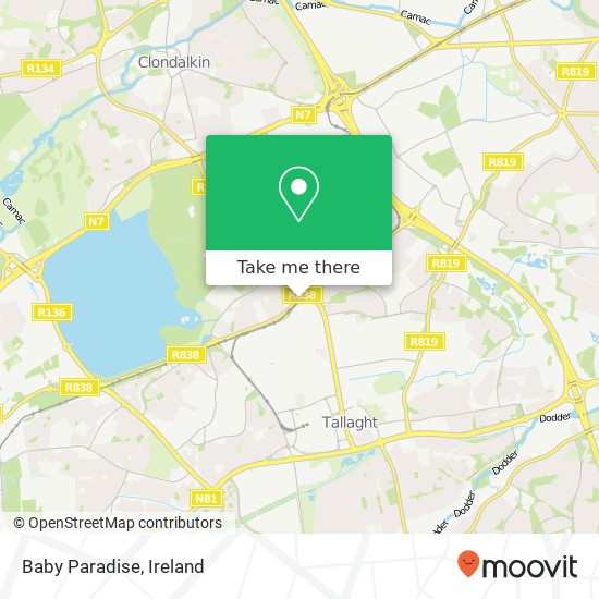 Baby Paradise, Old Belgard Road Dublin 24 24 map