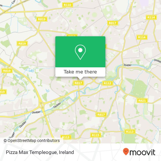 Pizza Max Templeogue, 12 Cypress Park Dublin 6w 6W map