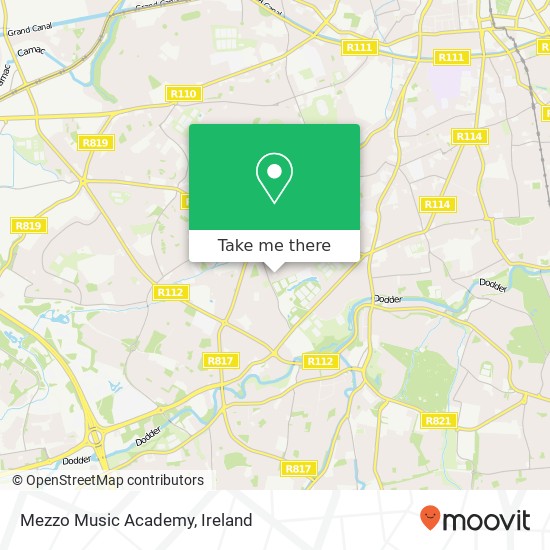 Mezzo Music Academy, 112 Greenlea Road Dublin 6w 6W plan