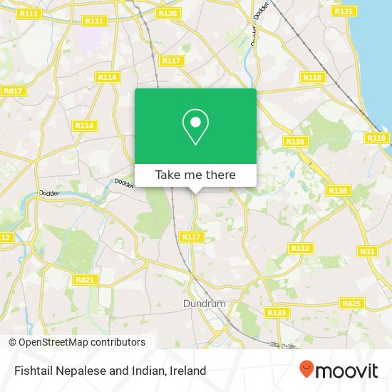 Fishtail Nepalese and Indian, 4 Olivemount Terrace Dublin 14 D14 E067 map