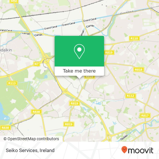 Seiko Services, Calmount Park Dublin 12 12 map