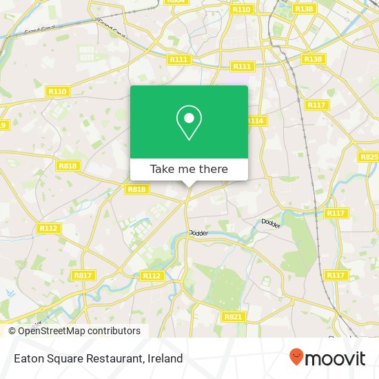 Eaton Square Restaurant, 90 Terenure Road North Dublin 6w map