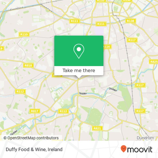 Duffy Food & Wine map