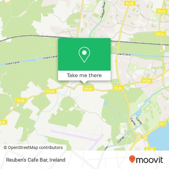 Reuben's Cafe Bar, Nangor Road Dublin 22 map