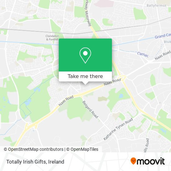 Totally Irish Gifts map