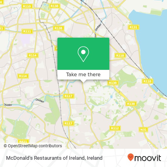 McDonald's Restaurants of Ireland, Richview Office Park Dublin 14 14 plan