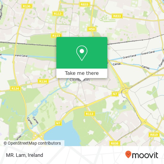 MR. Lam, Monastery Road Dublin 22 22 map