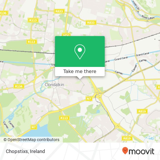 Chopstixs, Woodford Walk Dublin 22 22 map