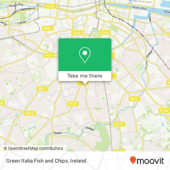 Green Italia Fish and Chips, 37 Rathmines Road Upper Dublin 6 6 map