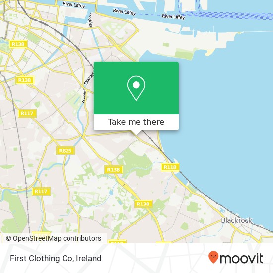 First Clothing Co, Merrion Road Dublin 4 4 map