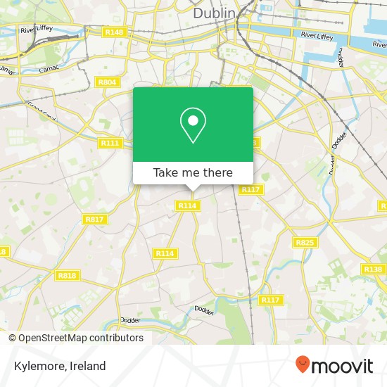 Kylemore, Rathmines Road Lower Dublin 6 6 map