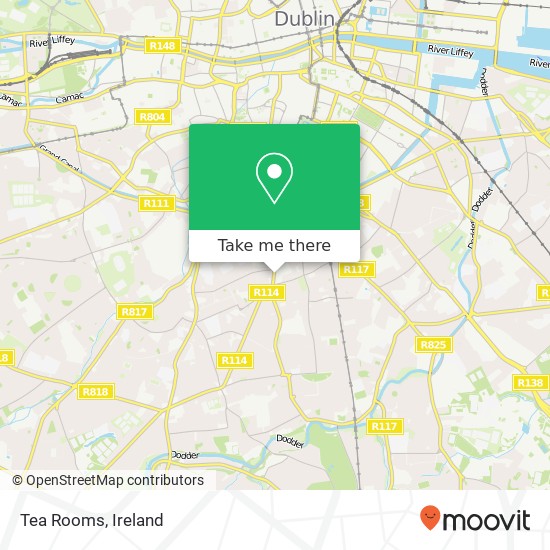 Tea Rooms, Rathmines Road Lower Dublin 6 6 map