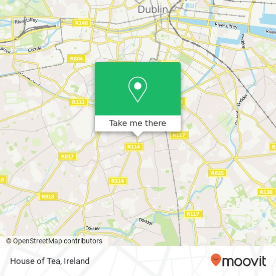 House of Tea, Rathmines Road Lower Dublin 6 6 plan